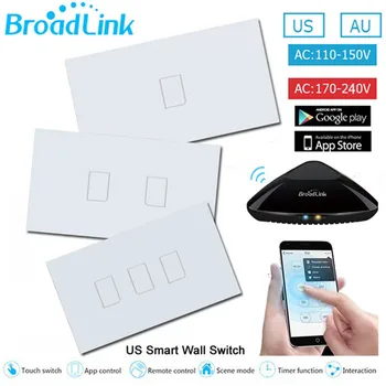 Broadlink TC2 US/AU Standard Smart Home Touch Lichtschakelaars 1/2/3Gang 110V~240V Afstandsbediening Muur Touch Schakelaar Panel
Broadlink TC2 US/AU Standard Smart Home Touch Lichtschakelaars 1/2/3Gang 110V~240V Afstandsbediening Muur Touch Schakelaar Panel