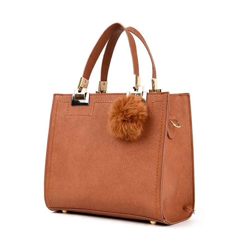 Fashion 2018 Designer Brand PU Leather Women Handbags Hairball Ladies Shoulder Bags Messenger Bag Female Travel Bag women bag
Fashion 2018 Designer Brand PU Leather Women Handbags Hairball Ladies Shoulder Bags Messenger Bag Female Travel Bag women bag