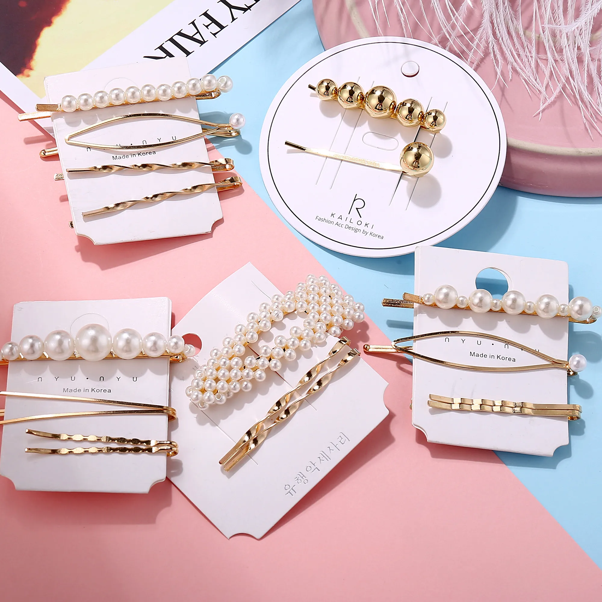 17KM Metal Gold Pearl Irregular Acetate Hair Clip for Women New Fashion Hairpins Accessories Hair Clip 2019
17KM Metal Gold Pearl Irregular Acetate Hair Clip for Women New Fashion Hairpins Accessories Hair Clip 2019