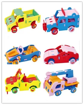6 pieces/lot 2016 new Cool Handmade 3D EVA Car Puzzle Toy Children DIY Craft Kits Educational Toys 3-10 years
6 pieces/lot 2016 new Cool Handmade 3D EVA Car Puzzle Toy Children DIY Craft Kits Educational Toys 3-10 years
