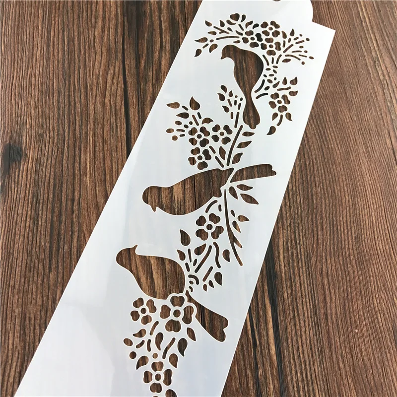 Magpie Bird Wall Stencil Airbrush Painting Decor Magpie Bird Wall Stencil Airbrush Painting Decor