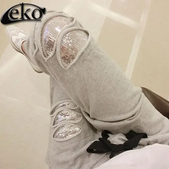 XXXL Plus Size Hip-Hop High Waist Harem Pants Women Pants Casual Loose Cotton Hole Sequin Pants Female Trouser for Women
XXXL Plus Size Hip-Hop High Waist Harem Pants Women Pants Casual Loose Cotton Hole Sequin Pants Female Trouser for Women