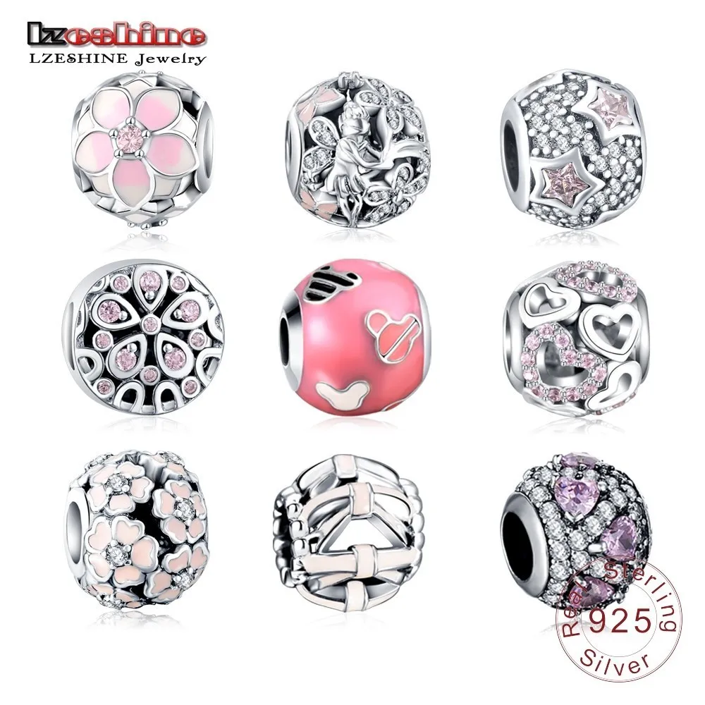 LZESHINE 925 Sterling Silver Charms Beads Fit Original Pandora Charms Bracelets DIY Jewelry Silver 925 Charm Enamel Flower
LZESHINE 925 Sterling Silver Charms Beads Fit Original Pandora Charms Bracelets DIY Jewelry Silver 925 Charm Enamel Flower