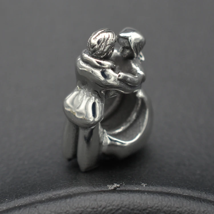 French romantic couple dance silver beads DIY handmade silver bracelet accessories
French romantic couple dance silver beads DIY handmade silver bracelet accessories