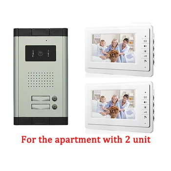 Apartment 2 Unit Intercom Entry System Wired Video Door Phone Audio Visual
Apartment 2 Unit Intercom Entry System Wired Video Door Phone Audio Visual