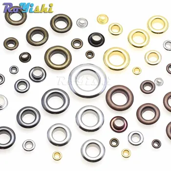 200pcs/pack Metal Eyelets Grommets 10MM 13MM for Leather Craft DIY Scrapbooking Shoes Fashion Practical Accessories
200pcs/pack Metal Eyelets Grommets 10MM 13MM for Leather Craft DIY Scrapbooking Shoes Fashion Practical Accessories