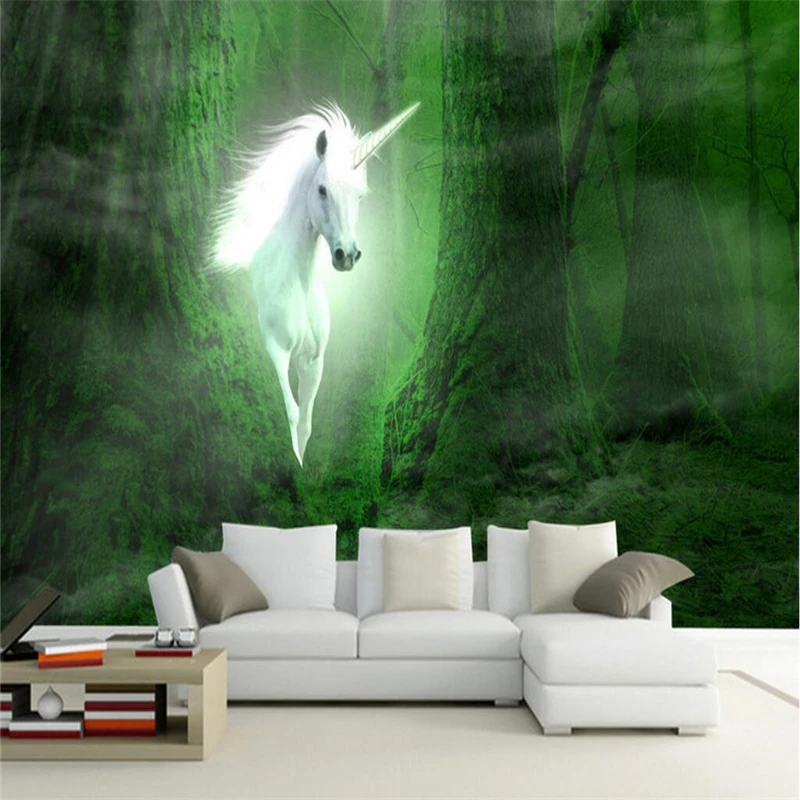 beibehang Custom photo wallpaper for wall murals wall stickers unicorn white horse dream forest TV backdrop papel de parede 3D
beibehang Custom photo wallpaper for wall murals wall stickers unicorn white horse dream forest TV backdrop papel de parede 3D