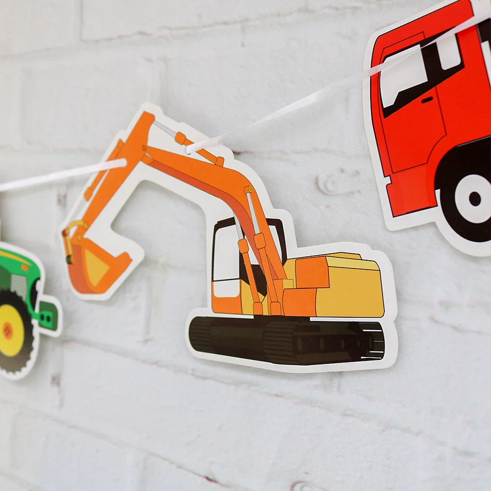 Decorations Truck 2019 Excavator Kids Vehicle Creative Happy Cars Birthday Construction Party Party Birthday Banner Garland
Decorations Truck 2019 Excavator Kids Vehicle Creative Happy Cars Birthday Construction Party Party Birthday Banner Garland