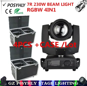 4pcs/ RGBW 4IN1 230W beam lights+ Flight Case 7r beam light moving head light professional dj equipment
4pcs/ RGBW 4IN1 230W beam lights+ Flight Case 7r beam light moving head light professional dj equipment