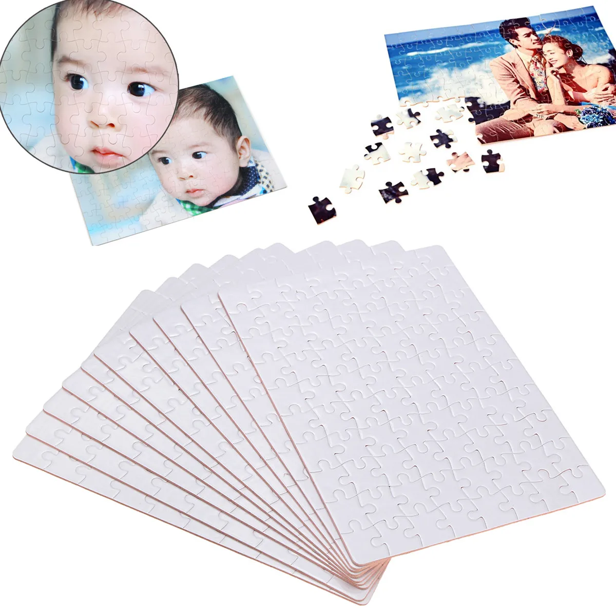 DIY Blank Dye Sublimation Printable Jigsaw Puzzle 20x14.5cm Gift 10xA5 For Heat Press Machine Unique Gift Transfer Paper
DIY Blank Dye Sublimation Printable Jigsaw Puzzle 20x14.5cm Gift 10xA5 For Heat Press Machine Unique Gift Transfer Paper