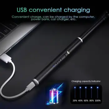 USB Rechargeable Arc Lighters Gift Windproof Electric Metal Shell Gas Lighter Kitchen Outdoor Barbecue Camping Fire Starter
USB Rechargeable Arc Lighters Gift Windproof Electric Metal Shell Gas Lighter Kitchen Outdoor Barbecue Camping Fire Starter