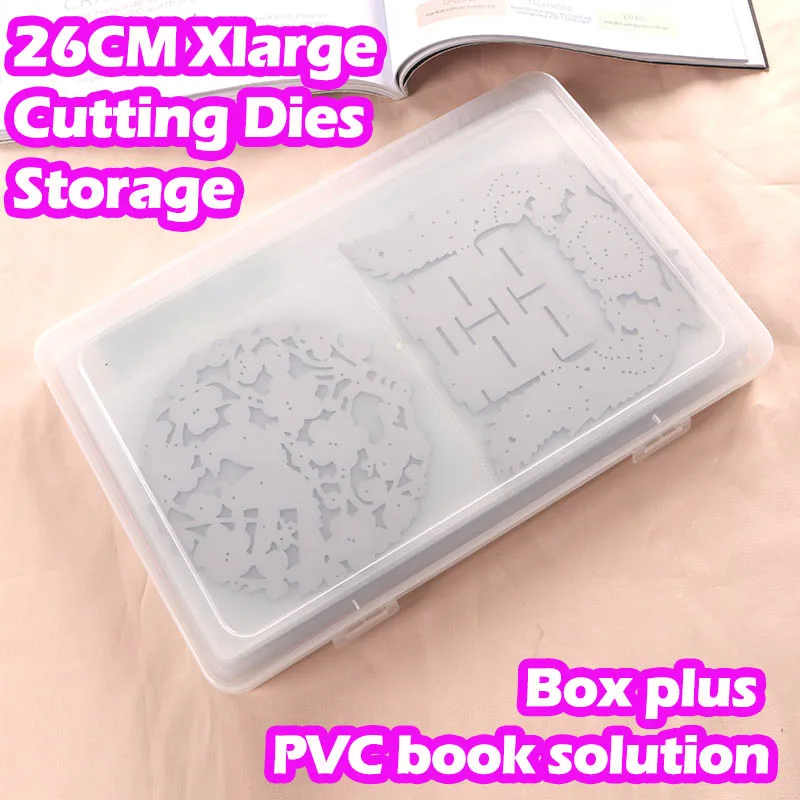 DUOFEN 26CM XLarge Cutting dies storage book BOX PLUS PVC book easy for handling & protecting your cutting dies
DUOFEN 26CM XLarge Cutting dies storage book BOX PLUS PVC book easy for handling & protecting your cutting dies