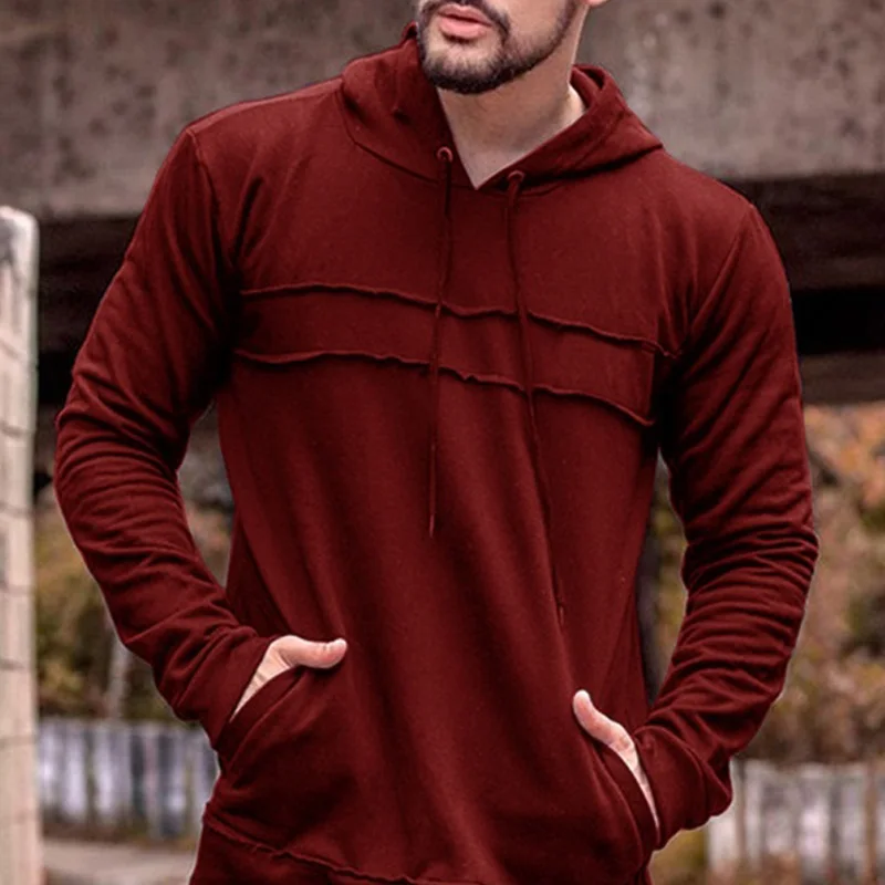 6 Colors Men Casual Fit Slim Hooded Hoodies Autumn Clothing Pure Color Front Pockets Male Pullover Sportwear Hooded Sweatshirts
6 Colors Men Casual Fit Slim Hooded Hoodies Autumn Clothing Pure Color Front Pockets Male Pullover Sportwear Hooded Sweatshirts
