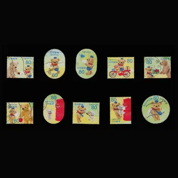 Teddy bear Stamps , G78 , 10PCS/set , Used Japanese Cartoon Postage Stamps With Post Mark ,
Teddy bear Stamps , G78 , 10PCS/set , Used Japanese Cartoon Postage Stamps With Post Mark ,