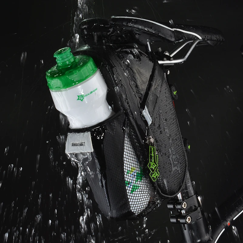 ROCKBROS Bicycle Tail Seat Bag Rainproof Saddle Bag Reflective Pouch With Water Bottle Pocket Bicycle Rear Bag Bike Accessories
ROCKBROS Bicycle Tail Seat Bag Rainproof Saddle Bag Reflective Pouch With Water Bottle Pocket Bicycle Rear Bag Bike Accessories
