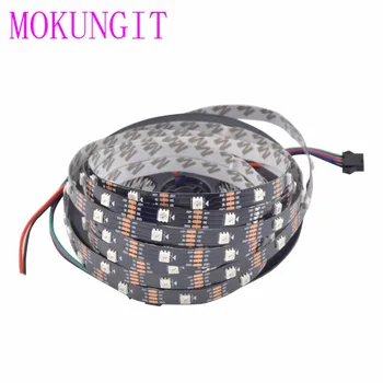 Mokungit 5M 30 Pixels/M WS2813 (Upgraded WS2812B) Individually Addressable 5050 RGB Dream Color Programmable LED Strip Pixel np
Mokungit 5M 30 Pixels/M WS2813 (Upgraded WS2812B) Individually Addressable 5050 RGB Dream Color Programmable LED Strip Pixel np