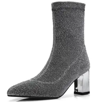Ladies Chaussure Women Glitter Pumps Shoes Woman Zapatos Mujer Sapato Ankle Boots Chunky High Heels Booties Gladiator XZ181268
Ladies Chaussure Women Glitter Pumps Shoes Woman Zapatos Mujer Sapato Ankle Boots Chunky High Heels Booties Gladiator XZ181268
