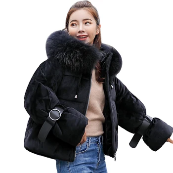 New Arrival Womens Winter Jackets Hooded With Fur Cotton Padded Winter Jacket Women Fashion 2019 Coat Parka Casaco Feminino
New Arrival Womens Winter Jackets Hooded With Fur Cotton Padded Winter Jacket Women Fashion 2019 Coat Parka Casaco Feminino