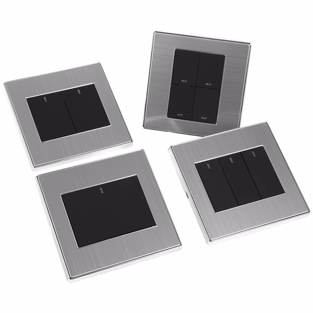 250V 10A Home Light Wall Switch LED Indicator Wall Light Lamp Control Switch Panel Push Buttons
250V 10A Home Light Wall Switch LED Indicator Wall Light Lamp Control Switch Panel Push Buttons