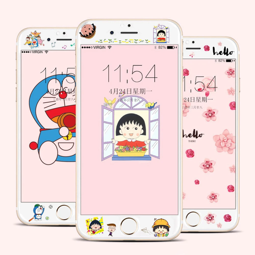 Cute Cartoon Tempered Glass Screen Protector For iPhone 6 7 8 6s Plus Hello Kitty Screen Protector For iPhone 6 Plus 7 Plus 8
Cute Cartoon Tempered Glass Screen Protector For iPhone 6 7 8 6s Plus Hello Kitty Screen Protector For iPhone 6 Plus 7 Plus 8