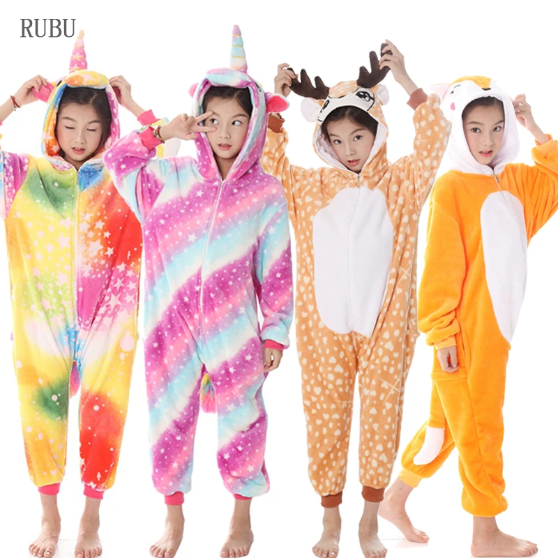 Kids Unicorn Onesie Kigurumi Pajamas Boys Girls Animal Panda Jumpsuit Baby Pyjama Children Sleepwear Winter Sleepers Blanket
Kids Unicorn Onesie Kigurumi Pajamas Boys Girls Animal Panda Jumpsuit Baby Pyjama Children Sleepwear Winter Sleepers Blanket