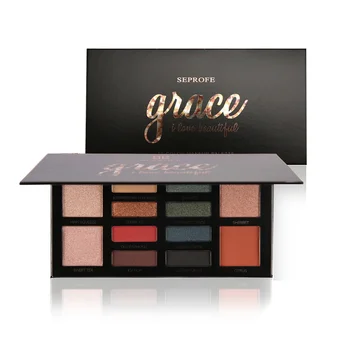 12 Color Makeup Glitter Shimmer Matte high light Eyeshadow Pallete Make Up Long-lasting Eyeshadow Palette
12 Color Makeup Glitter Shimmer Matte high light Eyeshadow Pallete Make Up Long-lasting Eyeshadow Palette