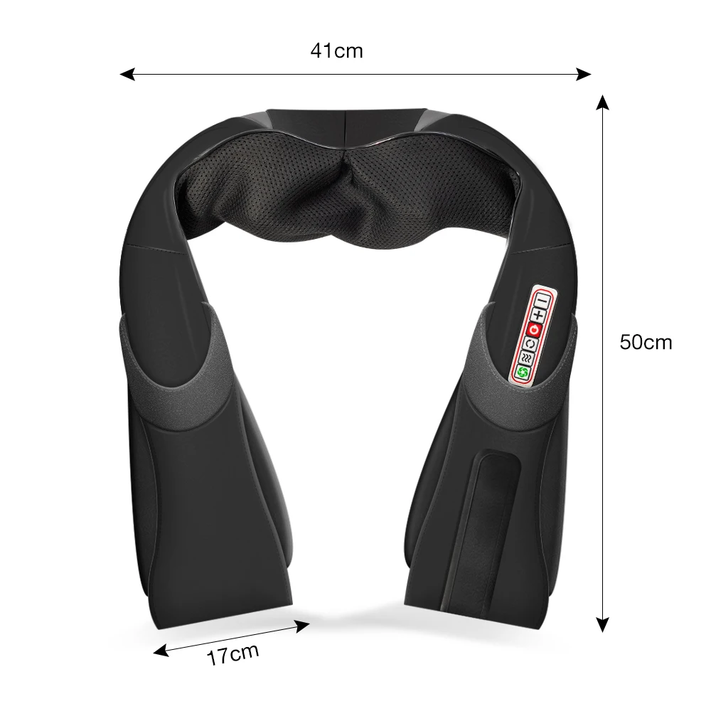 Electrical Shiatsu Back Neck Shoulder Body Infrared Heated Kneading Massager For Car/Home 4 Electrical Shiatsu Back Neck Shoulder Body Infrared Heated Kneading Massager For Car/Home 4