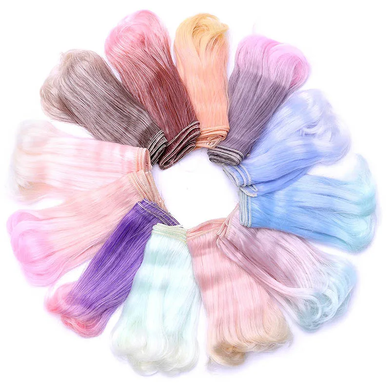 1pc 15cm High Temperature Silk Heat Resistant Gradient Color Doll Wig Hair For 1/3 1/4 1/6 DIY Curly Doll Wigs
1pc 15cm High Temperature Silk Heat Resistant Gradient Color Doll Wig Hair For 1/3 1/4 1/6 DIY Curly Doll Wigs