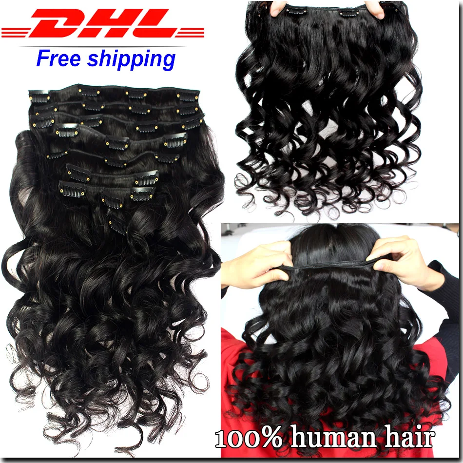 Slove Rosa Queens Brazilian Virgin Hair Clip In Human Hair Extensions 9Pcs/set Loose Wave Clip In Hair Extensions Natural Color Slove Rosa Queens Brazilian Virgin Hair Clip In Human Hair Extensions 9Pcs/set Loose Wave Clip In Hair Extensions Natural Color<br><br>Aliexpress