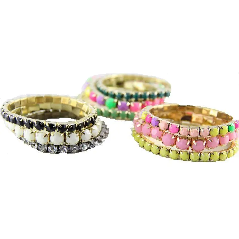 CirGen,2 Small+1 Big Multirow Bohemian Colorful Faceted Beads Chain stretch band Bracelet Bangle Set For Women Jewelry,A95
CirGen,2 Small+1 Big Multirow Bohemian Colorful Faceted Beads Chain stretch band Bracelet Bangle Set For Women Jewelry,A95