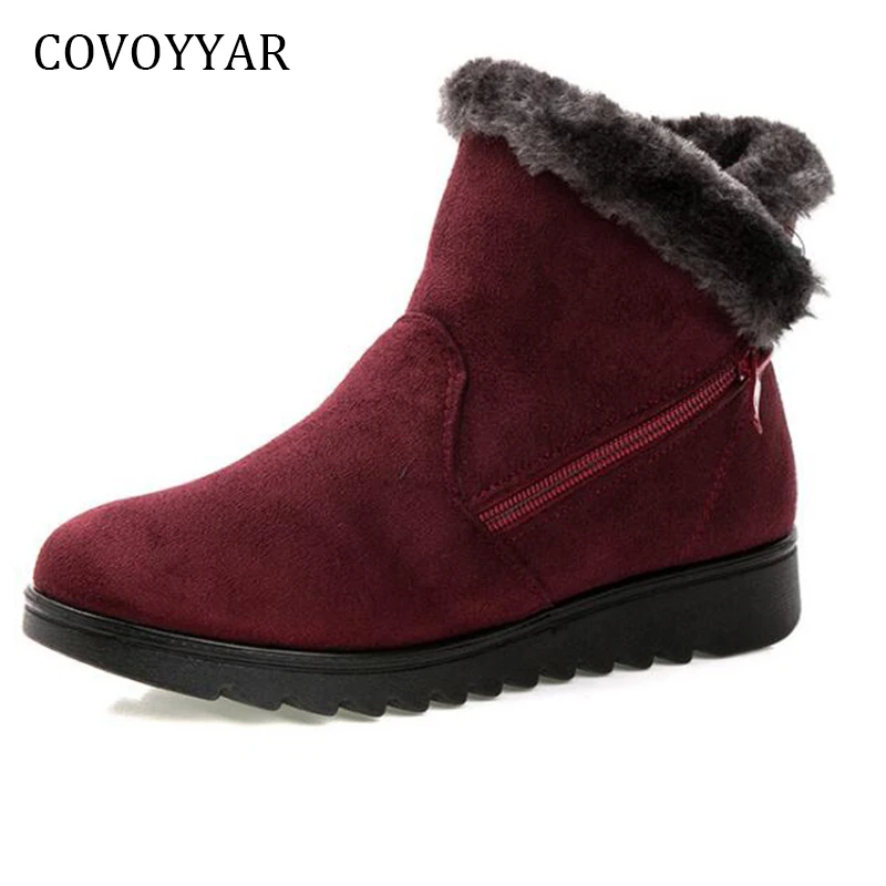 COVOYYAR 2019 Warm Snow Boots Women Vintage Winter Shoes Ankle Boots Women Fur-lined Casual Cotton Shoes Big Sizes WBS794
COVOYYAR 2019 Warm Snow Boots Women Vintage Winter Shoes Ankle Boots Women Fur-lined Casual Cotton Shoes Big Sizes WBS794