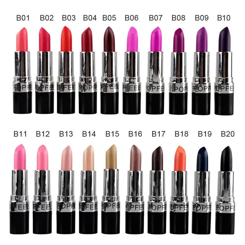 Waterproof Fashion Lipstick Long-lasting Moisture Matte Lipsticker Easy To Wear Cosmetic Nude Makeup Lips For Girl Friend
Waterproof Fashion Lipstick Long-lasting Moisture Matte Lipsticker Easy To Wear Cosmetic Nude Makeup Lips For Girl Friend
