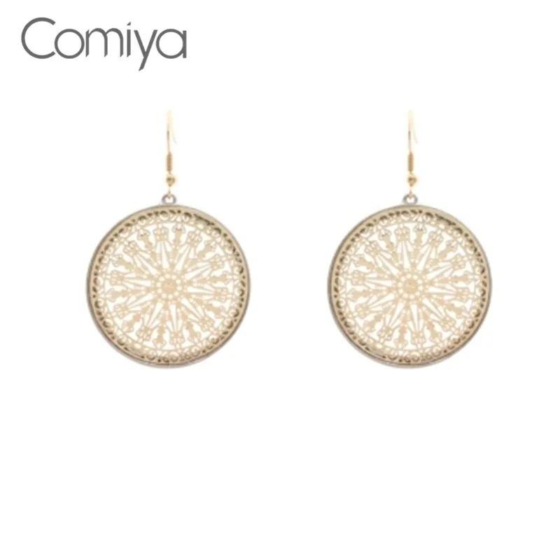 Comiya Drop Earrings For Women Big Indian Jewelry Gold Color Zinc Alloy Brincos Feminino Hollow Out Flower Korean Dangle Earring
Comiya Drop Earrings For Women Big Indian Jewelry Gold Color Zinc Alloy Brincos Feminino Hollow Out Flower Korean Dangle Earring