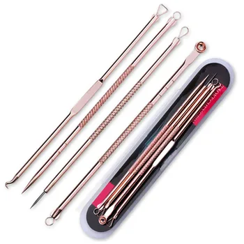 4Pcs Blackhead Acne Pimple Remover Needle Stainless Steel Popper Extractor Kit Tools Pore Deep Cleansing Women Beauty Cosmetic
4Pcs Blackhead Acne Pimple Remover Needle Stainless Steel Popper Extractor Kit Tools Pore Deep Cleansing Women Beauty Cosmetic