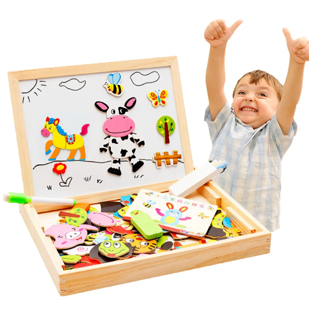 2019 Multifunctional Drawing Writing Board Magnetic Puzzle Double Easel Toys high quality Educational party game toys product
2019 Multifunctional Drawing Writing Board Magnetic Puzzle Double Easel Toys high quality Educational party game toys product