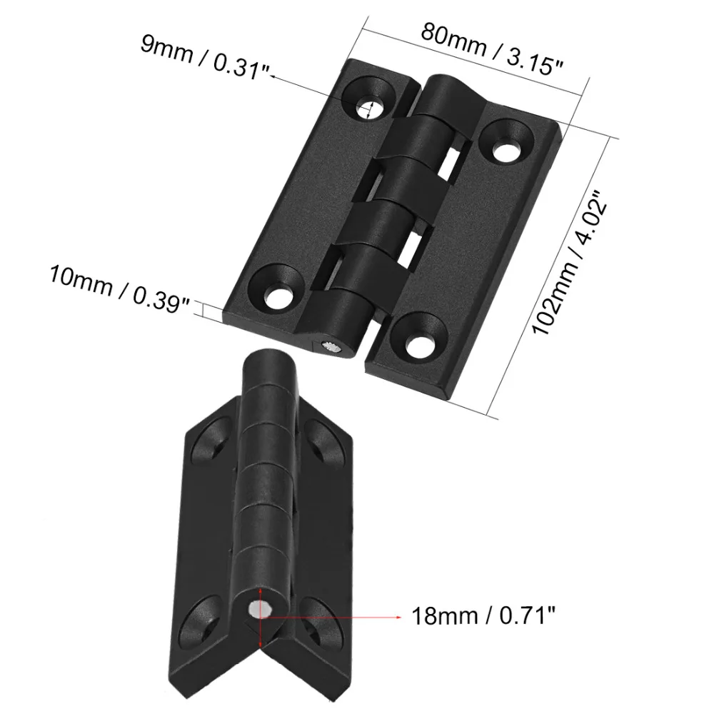 Uxcell Hot Selling 1Pcs 102 x 80 x 18mm Cabinet Gate Closet Door ABS Nylon Hinge Fit for M8 Install Hole Cabinet Doors,Tool Box
Uxcell Hot Selling 1Pcs 102 x 80 x 18mm Cabinet Gate Closet Door ABS Nylon Hinge Fit for M8 Install Hole Cabinet Doors,Tool Box