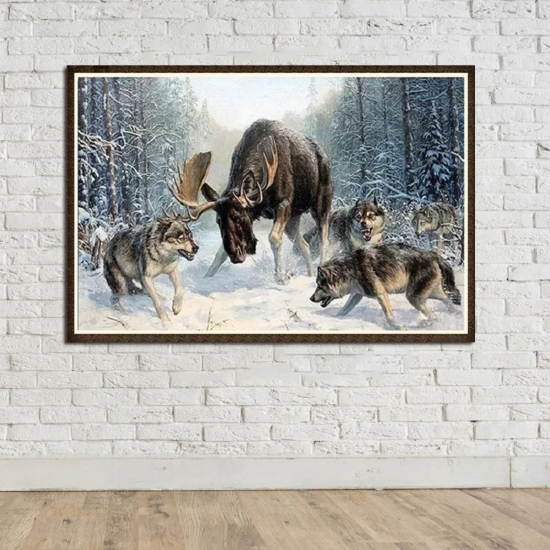 5D Diamond Embroidery Diamond Diy Group Of Wolves Preying Pattern Diamond Painting Cross Stitch Picture Of Rhinestones Mosaic
5D Diamond Embroidery Diamond Diy Group Of Wolves Preying Pattern Diamond Painting Cross Stitch Picture Of Rhinestones Mosaic