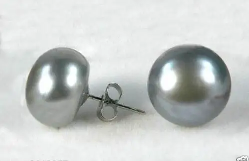 Fashion girl jewelry Free Shipping>Genuine 7-8 mm grey Cultured Pearl Silver Stud Earrings
Fashion girl jewelry Free Shipping>Genuine 7-8 mm grey Cultured Pearl Silver Stud Earrings