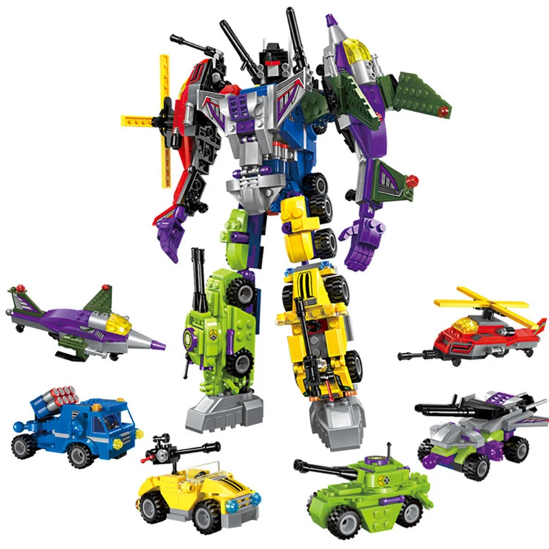 6in1 506pcs Transformation Series Robot Compatible Legoings technic Destroyer God of War Deformation Robot DIY figures Bricks
6in1 506pcs Transformation Series Robot Compatible Legoings technic Destroyer God of War Deformation Robot DIY figures Bricks