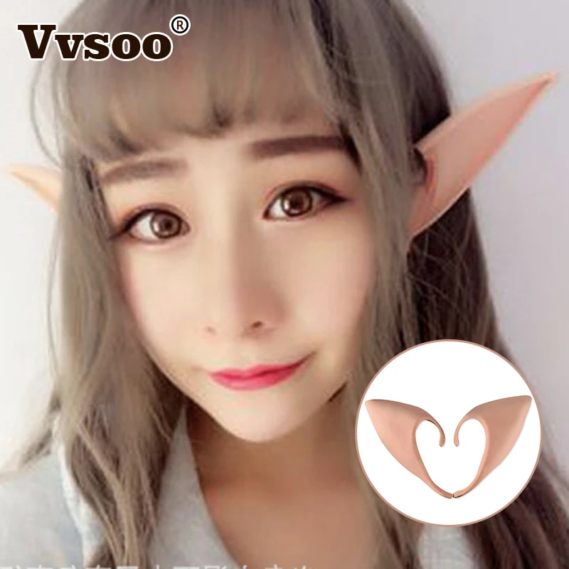 Vvsoo 1Pair Mysterious Angel Elf Ears Cosplay Accessories Halloween Party Latex Soft Pointed Prosthetic Tips False ears
Vvsoo 1Pair Mysterious Angel Elf Ears Cosplay Accessories Halloween Party Latex Soft Pointed Prosthetic Tips False ears