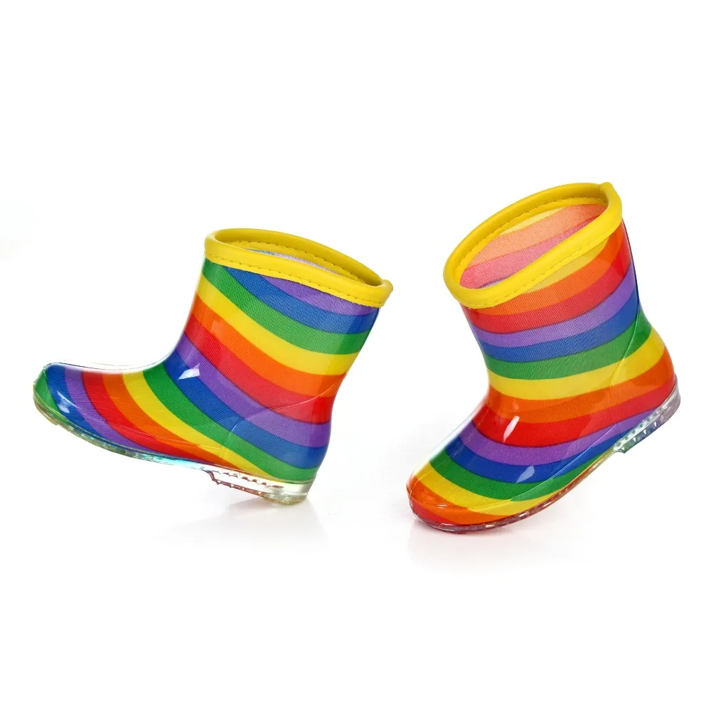 Children Rain Boys Girls Jelly Shoes Boots Toddler 2019 Spring Autumn Fashion Rubber Rainboots Rainbow Colorful Boot
Children Rain Boys Girls Jelly Shoes Boots Toddler 2019 Spring Autumn Fashion Rubber Rainboots Rainbow Colorful Boot