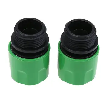 2pcs/lot Hose Connector From Quick Connector To 3/4'' Thread Connector Adapter Hose Repair Drip Irrigation Nipple Garden Tools
2pcs/lot Hose Connector From Quick Connector To 3/4'' Thread Connector Adapter Hose Repair Drip Irrigation Nipple Garden Tools