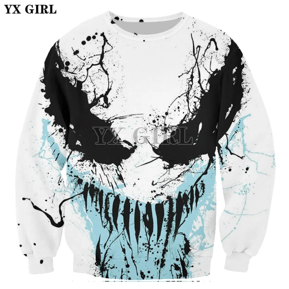 PLstar Cosmos NEW Movie Spiderman Venom Villain Skull Tees 3D Print Hoodie/Sweatshirt Unisex Good Quality Tops -7
PLstar Cosmos NEW Movie Spiderman Venom Villain Skull Tees 3D Print Hoodie/Sweatshirt Unisex Good Quality Tops -7