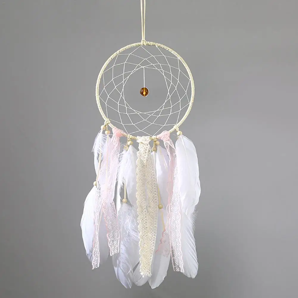 Feather Crafts Dream Catcher Wind Chimes Hanging Decoration Handmade Nordic Style Dreamcatcher Net for Wall Home Decor
Feather Crafts Dream Catcher Wind Chimes Hanging Decoration Handmade Nordic Style Dreamcatcher Net for Wall Home Decor