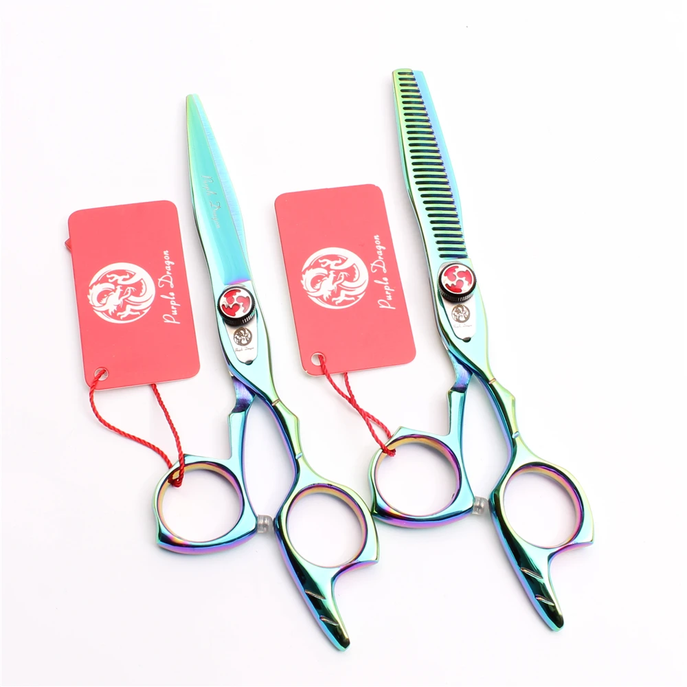 Z9017 6'' JP 440C Purple Dragon Green Professional Scissors for Hairdressers Cutting Scissors Thinning Shears Solon Styling Tool
Z9017 6'' JP 440C Purple Dragon Green Professional Scissors for Hairdressers Cutting Scissors Thinning Shears Solon Styling Tool