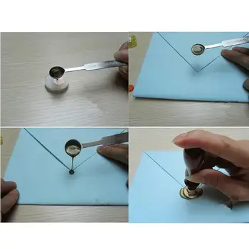 1PC Stainless Steel Wax Stamp Sealing Wax Spoon Practical Sealing Wax Spoon Anti Hot DIY Decoration
1PC Stainless Steel Wax Stamp Sealing Wax Spoon Practical Sealing Wax Spoon Anti Hot DIY Decoration