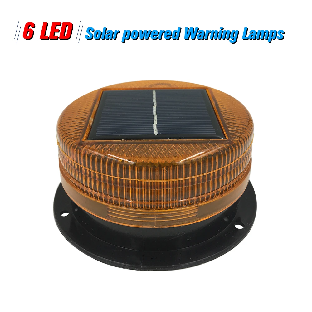 Portable Solar Warning Light Sensitive Strobe Flash Warning 6 Leds LED Caution Lamp Magnetic Mounted Outdoor for Car Vehicle
Portable Solar Warning Light Sensitive Strobe Flash Warning 6 Leds LED Caution Lamp Magnetic Mounted Outdoor for Car Vehicle