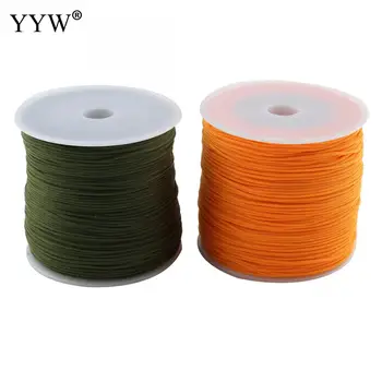 100yards/Spool 1MM Nylon Cord Thread Cord Green Orange String Strap DIY Rope Bead Necklace European Bracelet Jewelry Making
100yards/Spool 1MM Nylon Cord Thread Cord Green Orange String Strap DIY Rope Bead Necklace European Bracelet Jewelry Making