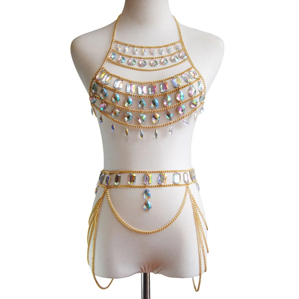 Rhinestone Body Jewelry Women waist belt chain top bra Harness Summer Bikini water drop body Summer Festival Body Jewelry
Rhinestone Body Jewelry Women waist belt chain top bra Harness Summer Bikini water drop body Summer Festival Body Jewelry