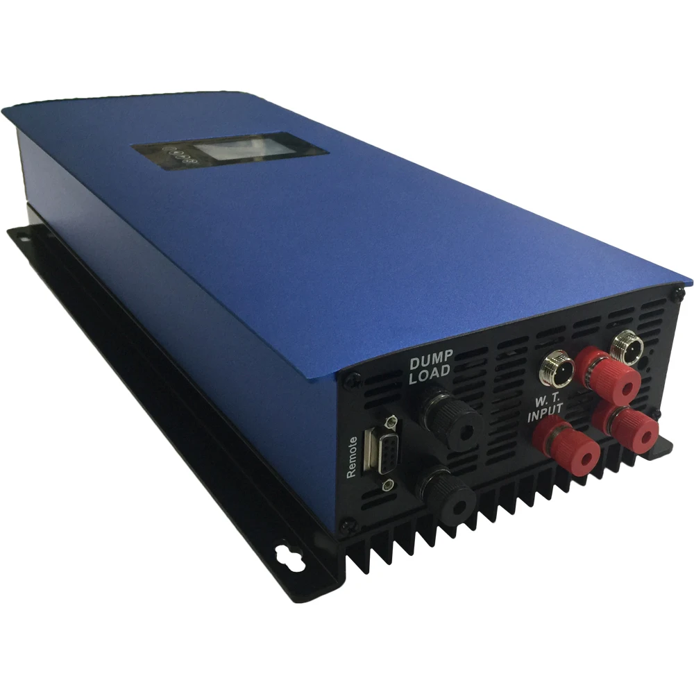 1000W Wind Grid Tie Inverter MPPT Pure Sine Wave with LCD&Dump Load resistor,22-60V/45-90V for 3 phase AC wind turbine generator
1000W Wind Grid Tie Inverter MPPT Pure Sine Wave with LCD&Dump Load resistor,22-60V/45-90V for 3 phase AC wind turbine generator